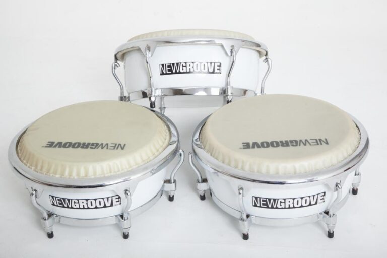 Trio de Congas Branco Neve Polegadas 11.06, 11.75 e 12.06 Newgroove